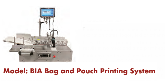 Automated Labeling Solutions Model: BIA Bag and Pouch Printing System